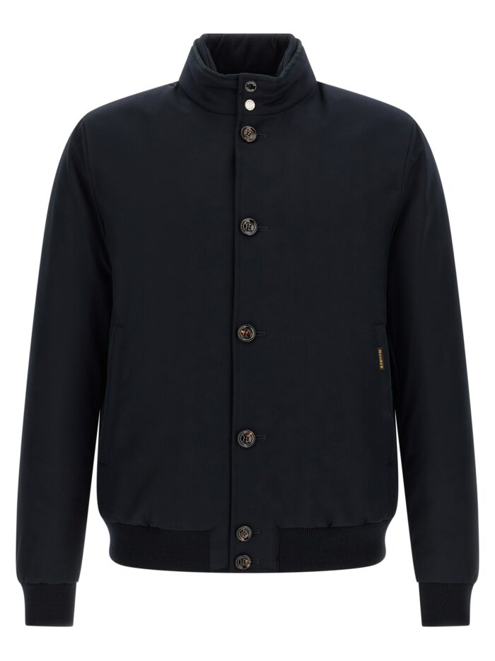 moorer 'janos' bomber jacket 'acqua' line Moorer 'Janos' Bomber Jacket - 'Acqua' Line