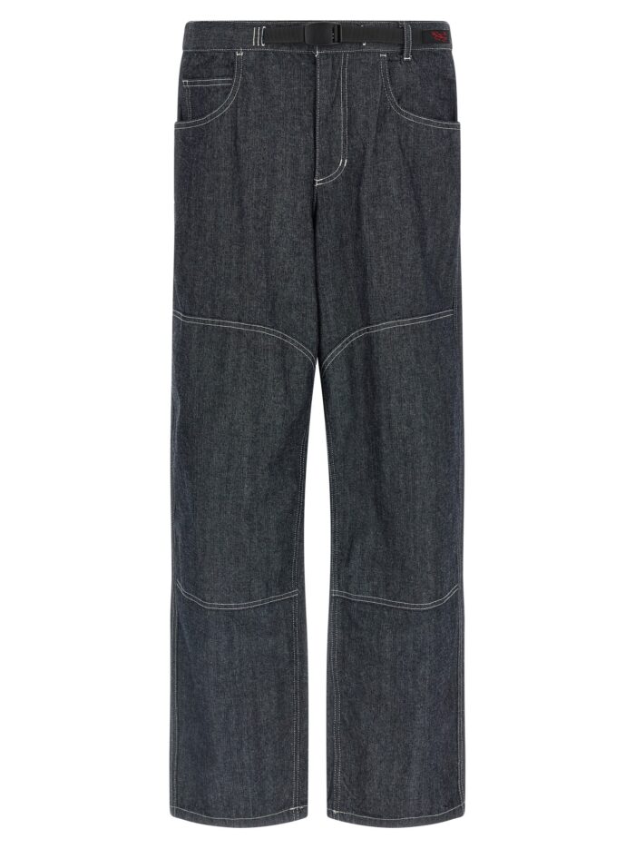gramicci 'japanese chambray double knee' jeans GRAMICCI 'Japanese Chambray Double Knee' Jeans