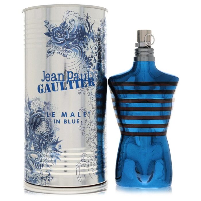 Jean Paul Gaultier Le Male In Blue By Jean Paul Gaultier - Eau De Parfum Spray 4.2 Oz - Image 1