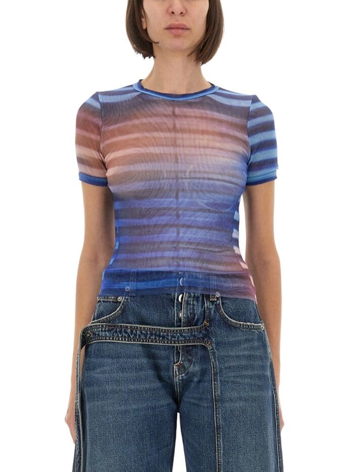 JEAN PAUL GAULTIER "AIR" MESH T-SHIRT