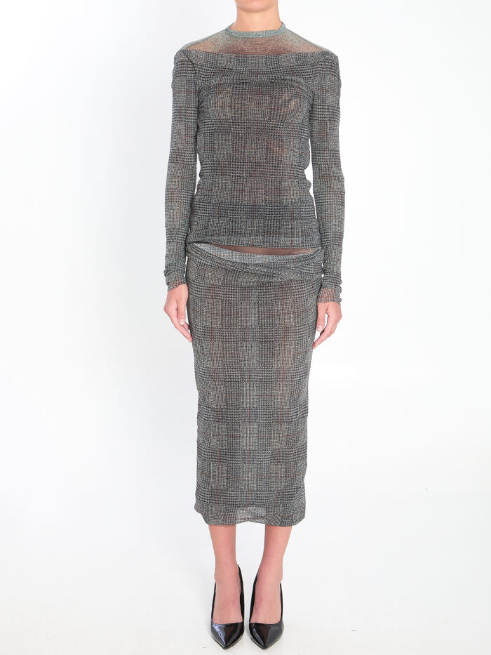 Jean Paul Gaultier Body Shadow and Prince of Wales top