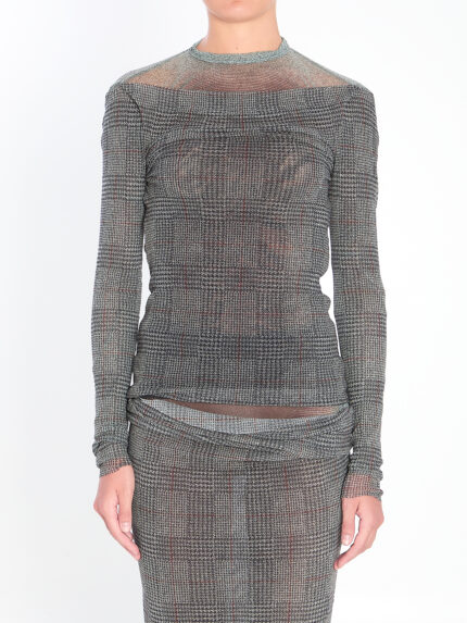 Jean Paul Gaultier Body Shadow and Prince of Wales top