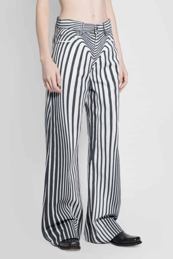 JEAN PAUL GAULTIER Bodymorphing Wide Leg Jeans