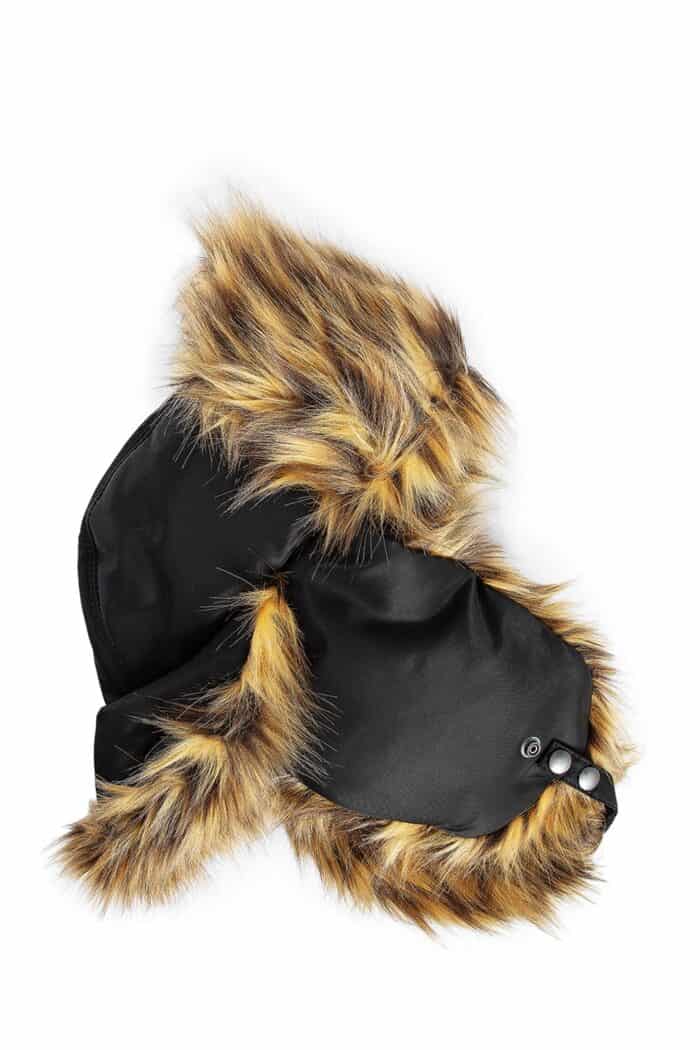 JEAN PAUL GAULTIER Chapka With Leopard Faux Fur Hat