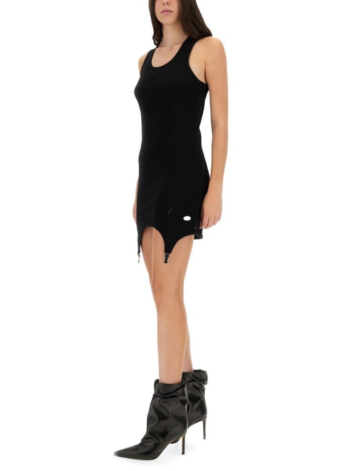 JEAN PAUL GAULTIER DRESS WITH GARTER DETAIL