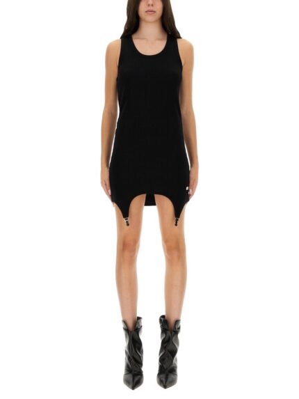 JEAN PAUL GAULTIER DRESS WITH GARTER DETAIL
