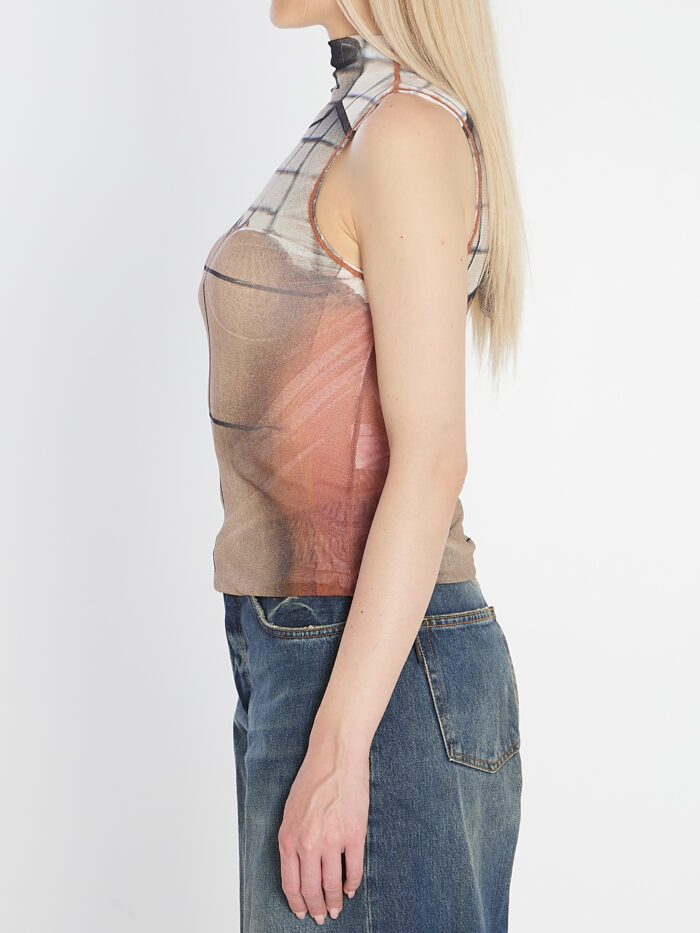 Jean Paul Gaultier Fire Tank Top