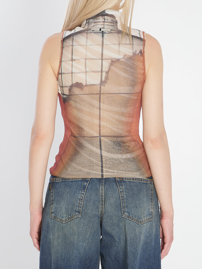 Jean Paul Gaultier Fire Tank Top