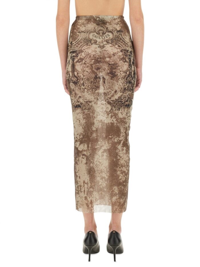 JEAN PAUL GAULTIER LONG "MÉDAILLON" SKIRT