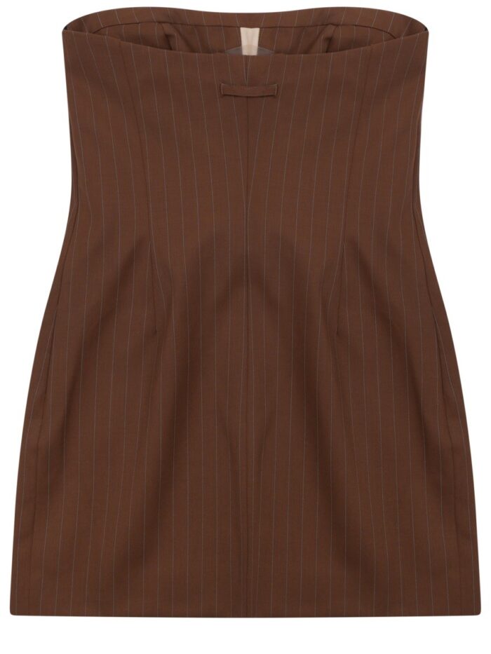 JEAN PAUL GAULTIER MINIABITO SARTORIALE A RIGHE