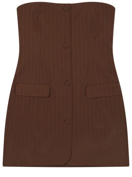 JEAN PAUL GAULTIER MINIABITO SARTORIALE A RIGHE