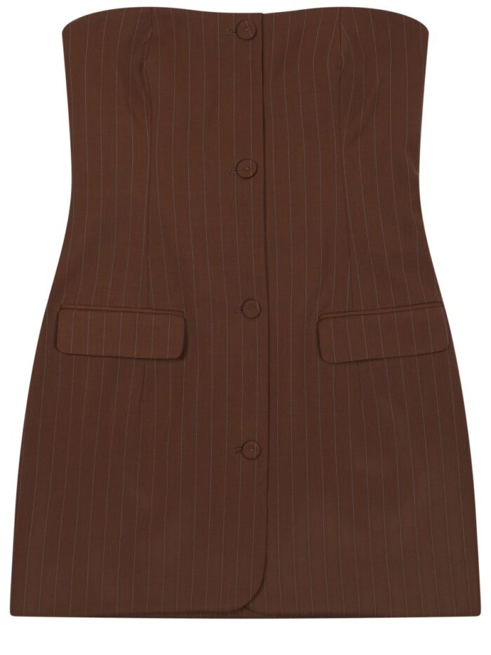 JEAN PAUL GAULTIER MINIABITO SARTORIALE A RIGHE