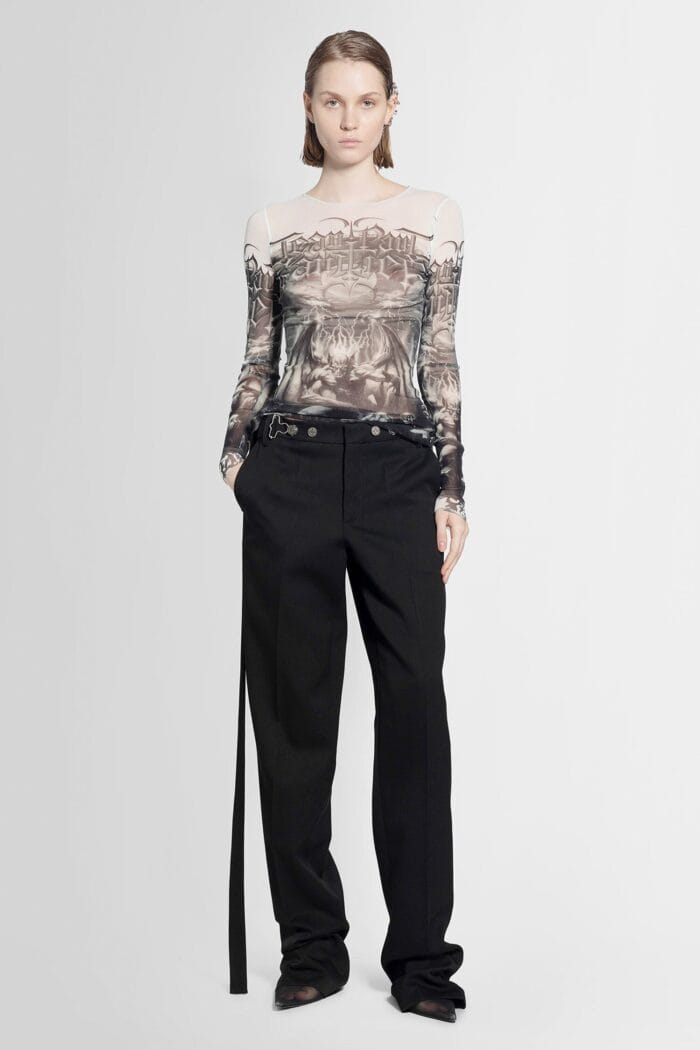 JEAN PAUL GAULTIER Overall Wool Trousers