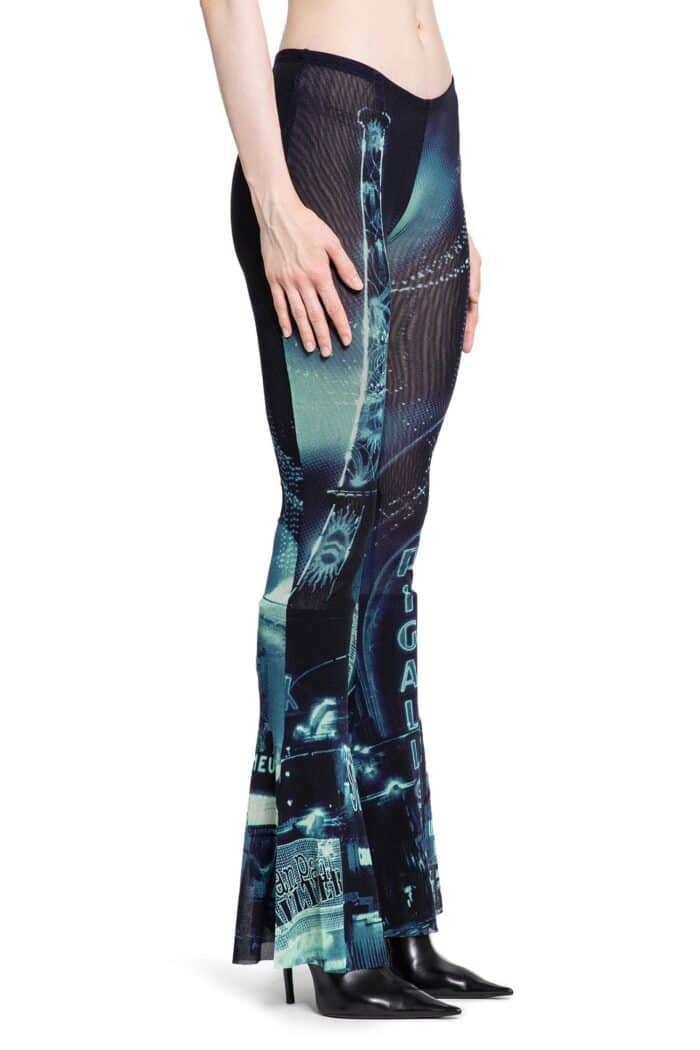 JEAN PAUL GAULTIER Pigalle Mesh Flare Trousers