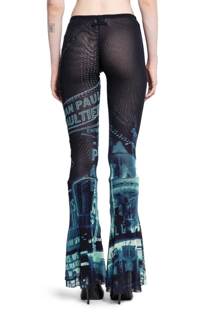 JEAN PAUL GAULTIER Pigalle Mesh Flare Trousers