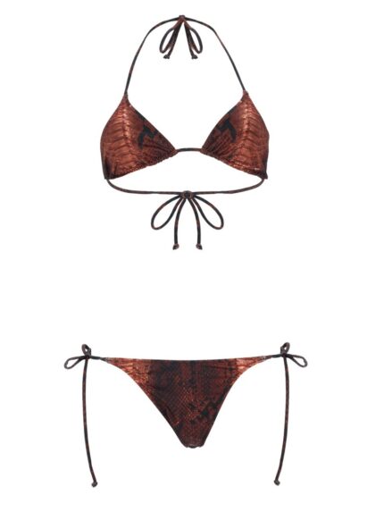 JEAN PAUL GAULTIER PYTHON PRINT BIKINI