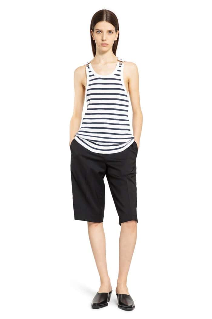 JEAN PAUL GAULTIER Ribbed Marinire Tank Top