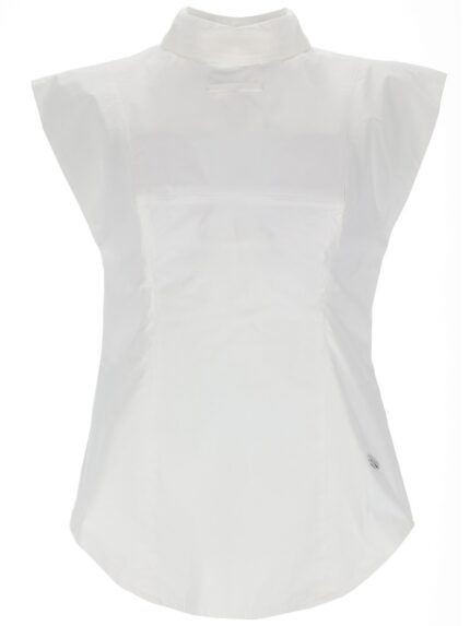 JEAN PAUL GAULTIER SLEEVELESS INVERTED SHIRT