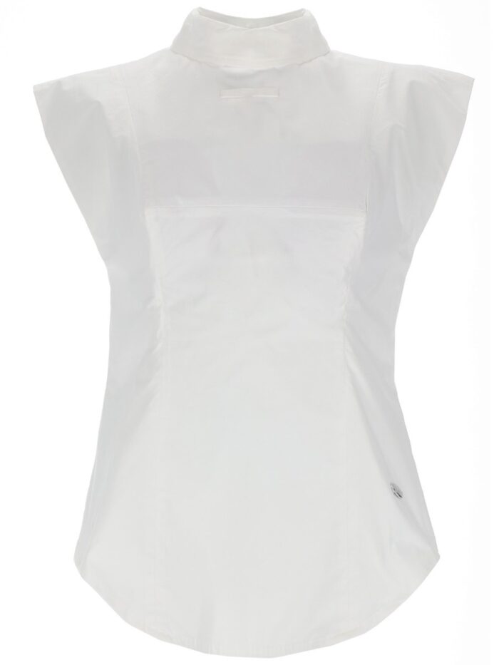 JEAN PAUL GAULTIER SLEEVELESS INVERTED SHIRT