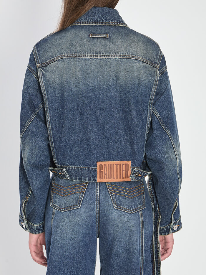 Jean Paul Gaultier Strap jacket in denim