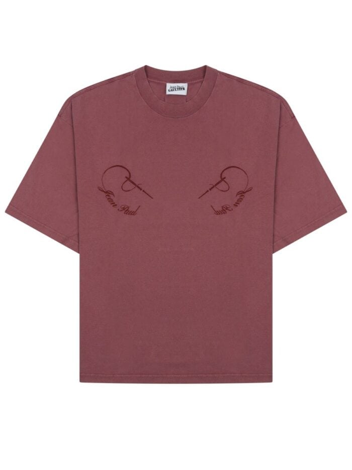 JEAN PAUL GAULTIER T-SHIRT "NEEDLES" CON LOGO