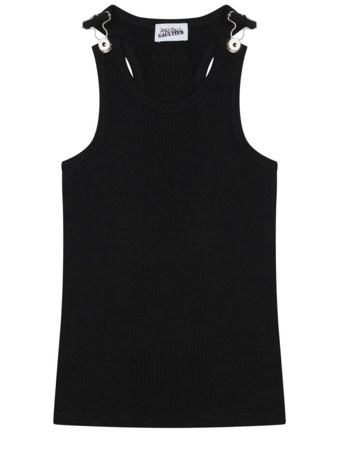 JEAN PAUL GAULTIER TANK TOP IN COTONE