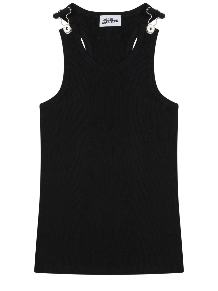 JEAN PAUL GAULTIER TANK TOP IN COTONE
