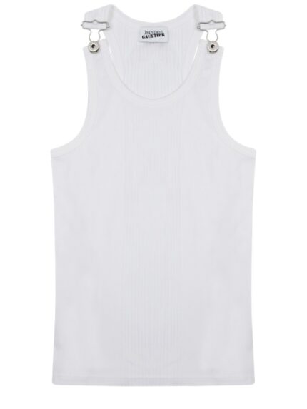 JEAN PAUL GAULTIER TANK TOP IN COTONE