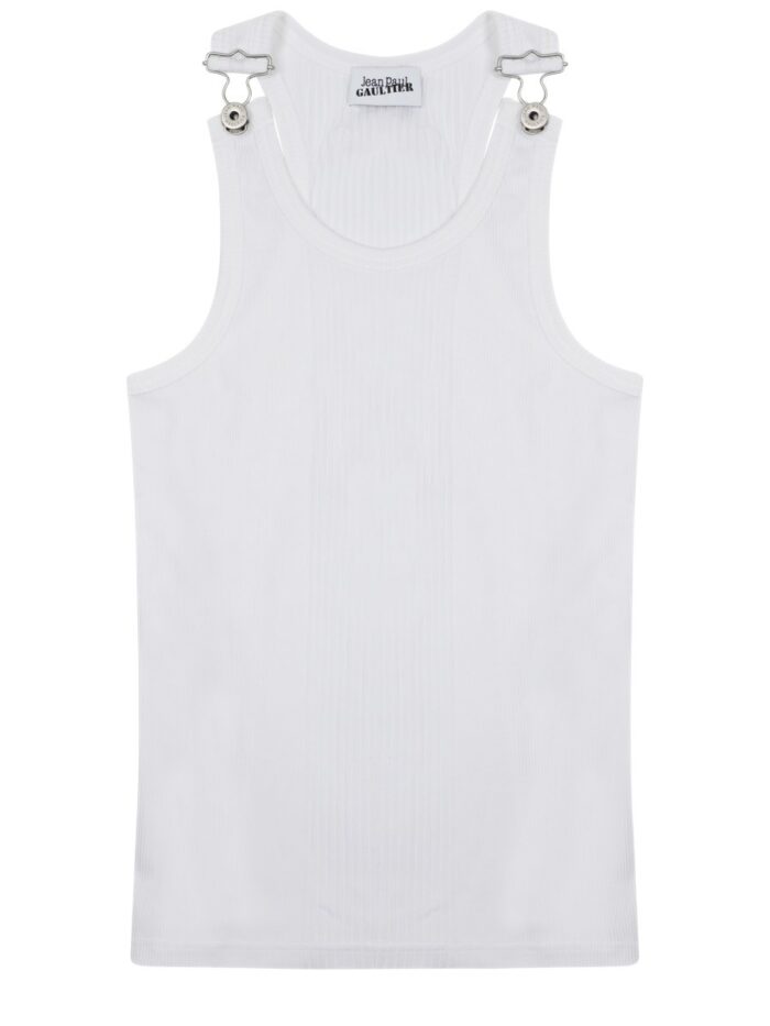 JEAN PAUL GAULTIER TANK TOP IN COTONE