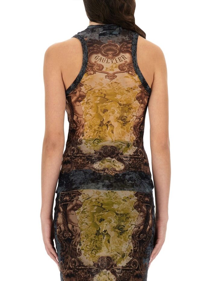 JEAN PAUL GAULTIER TANK TOP "MÉDAILLON"