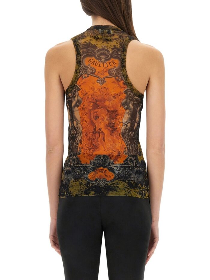 JEAN PAUL GAULTIER TANK TOP "MÉDAILLON"