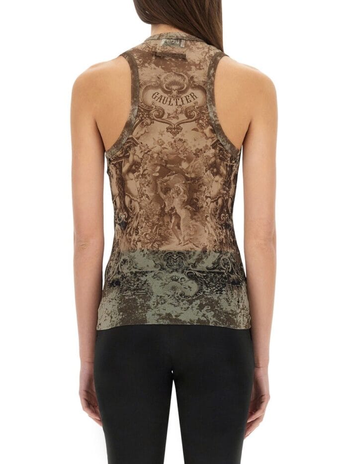 JEAN PAUL GAULTIER TANK TOP "MÉDAILLON"