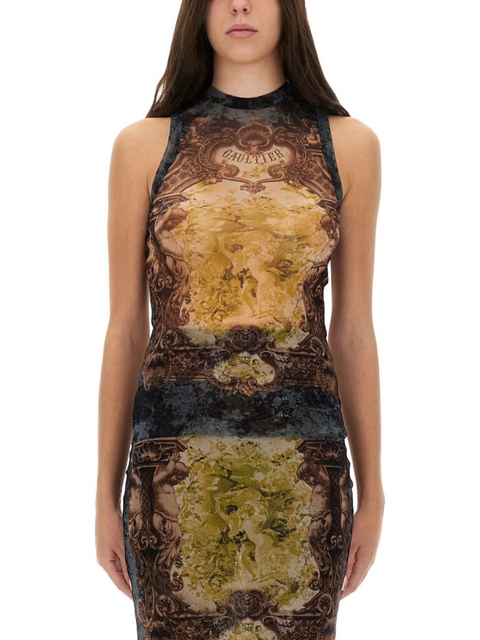 JEAN PAUL GAULTIER TANK TOP "MÉDAILLON"