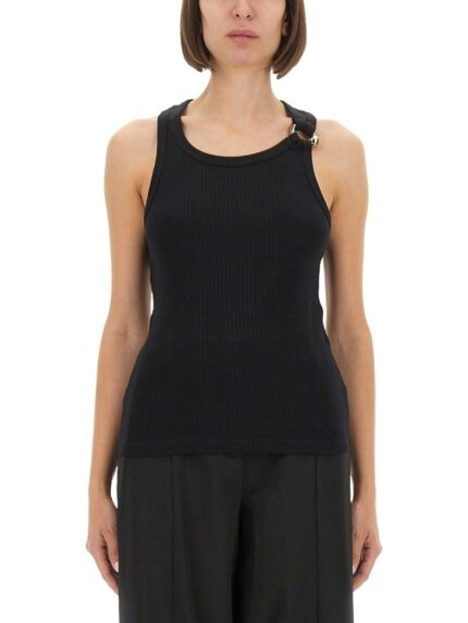 JEAN PAUL GAULTIER TANK TOP WITH PIERCING