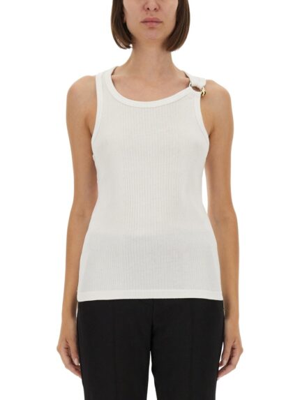 JEAN PAUL GAULTIER TANK TOP WITH PIERCING