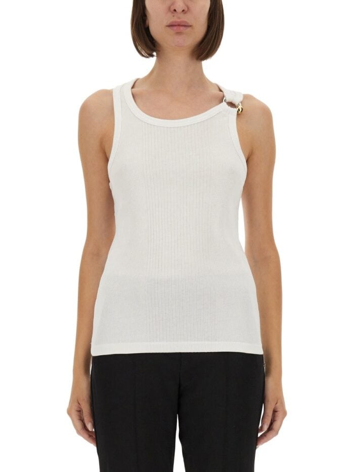 JEAN PAUL GAULTIER TANK TOP WITH PIERCING
