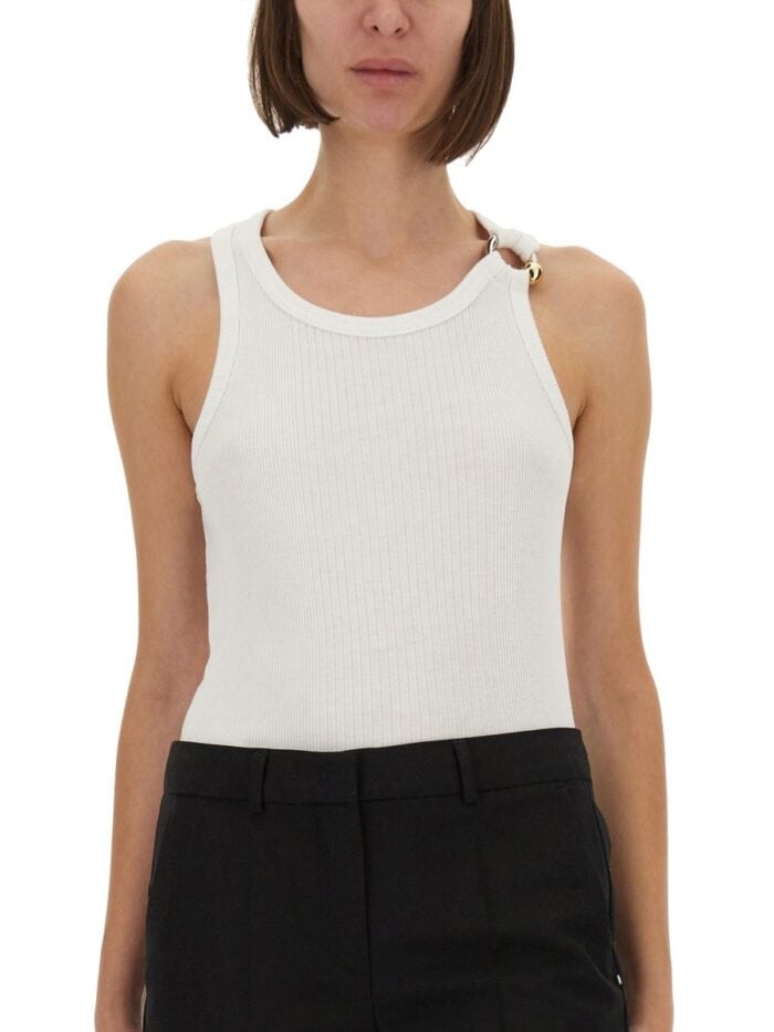 JEAN PAUL GAULTIER TANK TOP WITH PIERCING