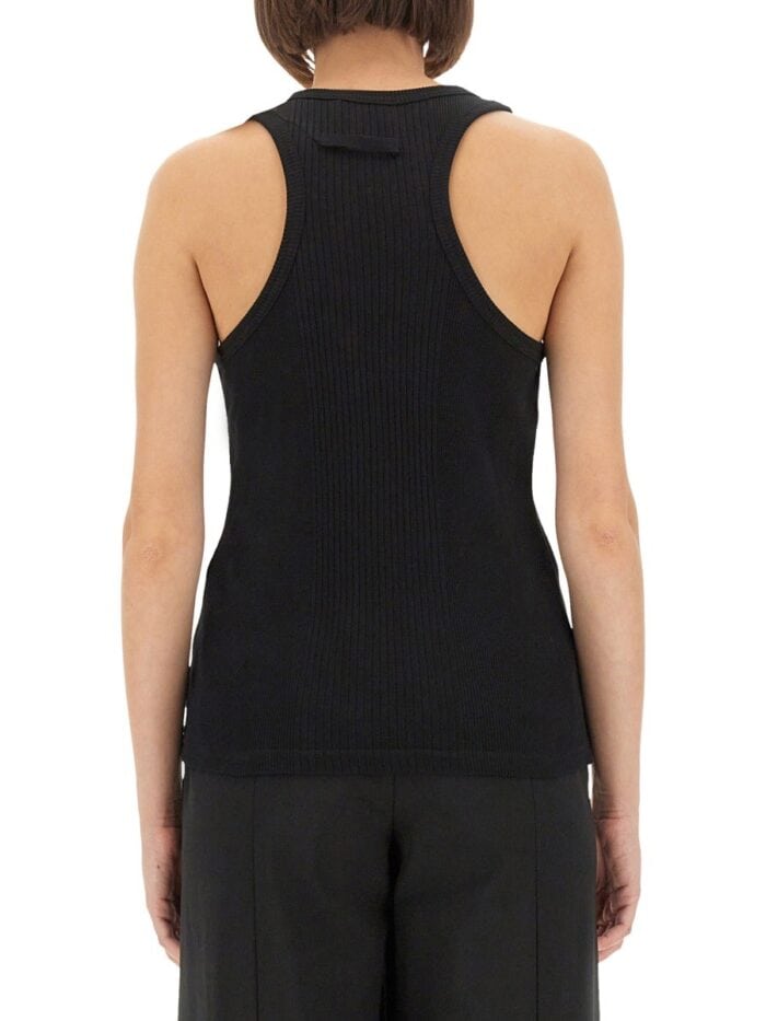 JEAN PAUL GAULTIER TANK TOP WITH PIERCING