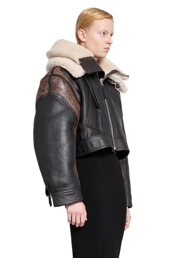 JEAN PAUL GAULTIER The Leather And Shearling Jacket