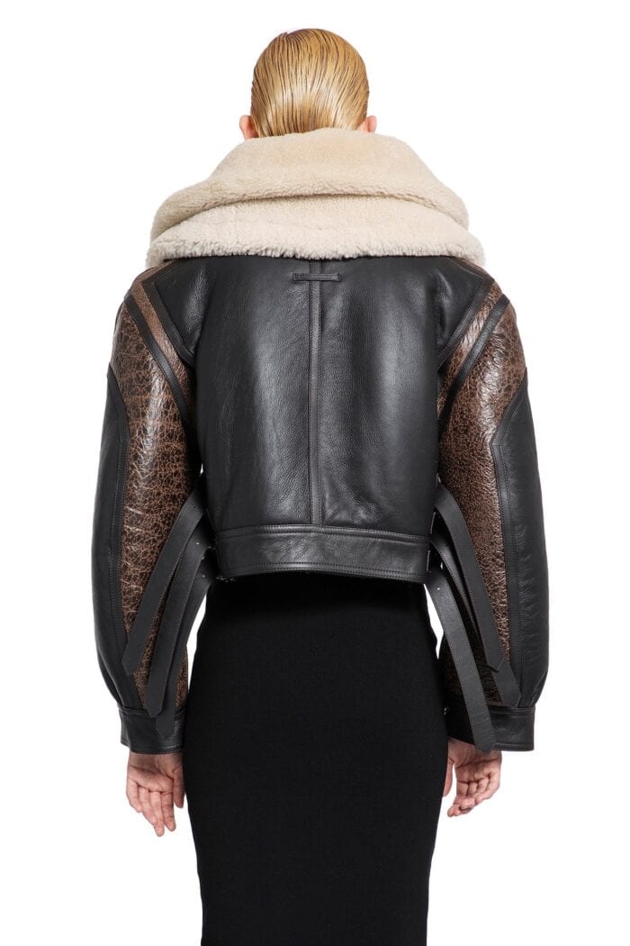 JEAN PAUL GAULTIER The Leather And Shearling Jacket