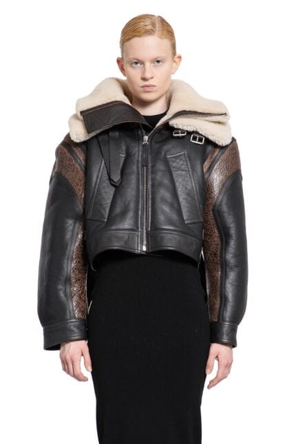 JEAN PAUL GAULTIER The Leather And Shearling Jacket