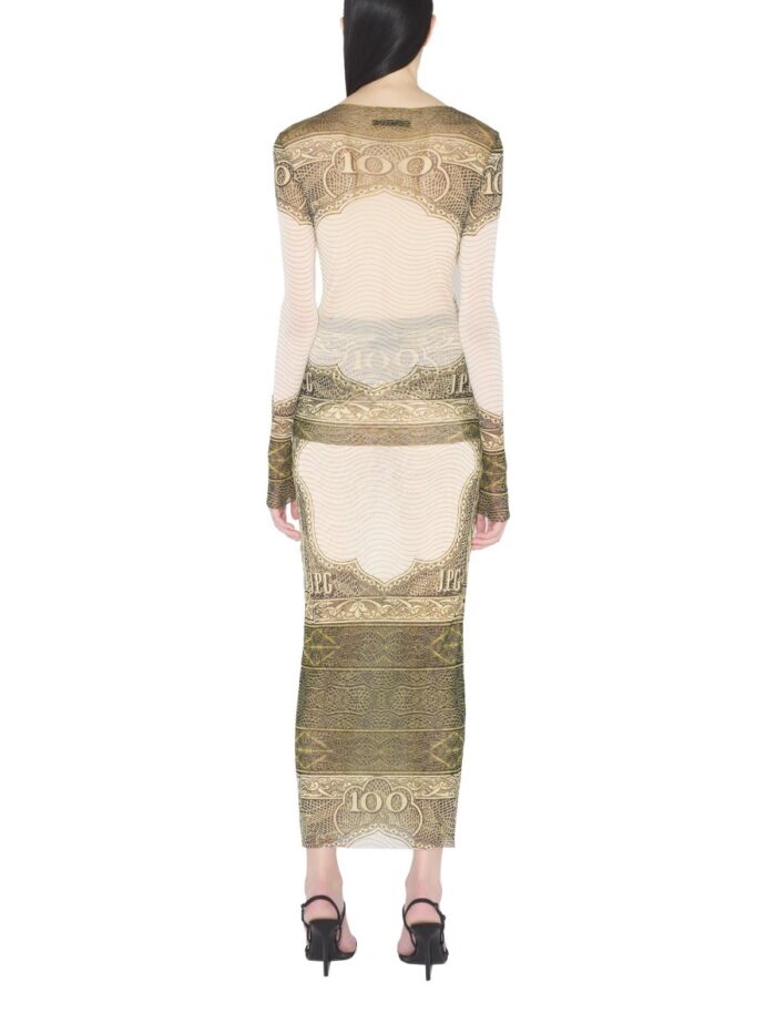 JEAN PAUL GAULTIER TOP WITH "CARTOUCHE" PRINT