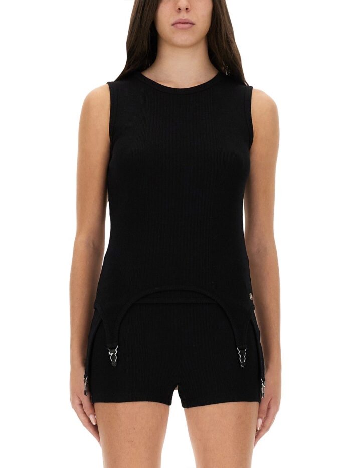 JEAN PAUL GAULTIER TOP WITH GARTER DETAIL