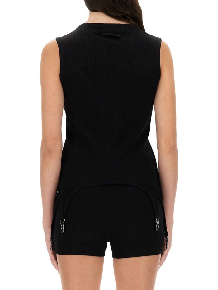 JEAN PAUL GAULTIER TOP WITH GARTER DETAIL