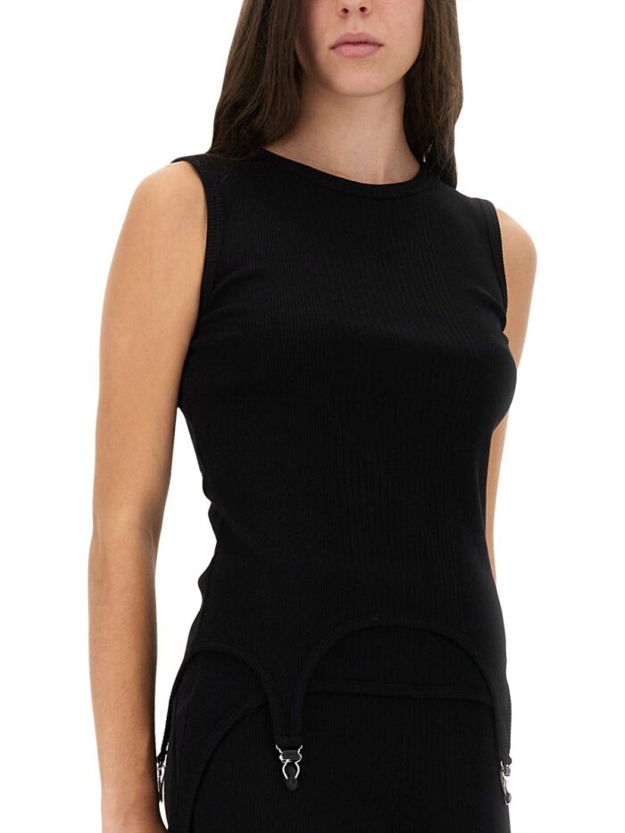 JEAN PAUL GAULTIER TOP WITH GARTER DETAIL