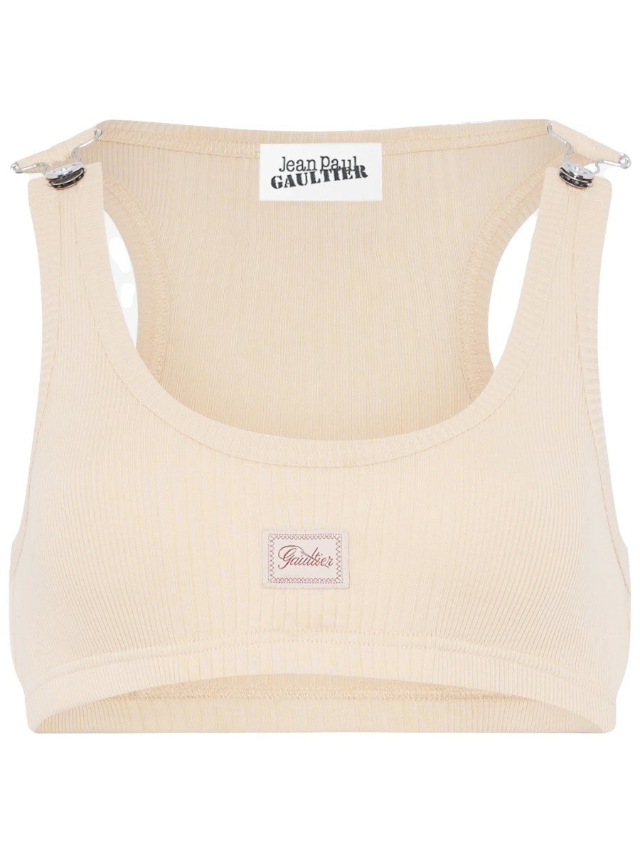 JEAN PAUL GAULTIER TOPS WITH LOGO