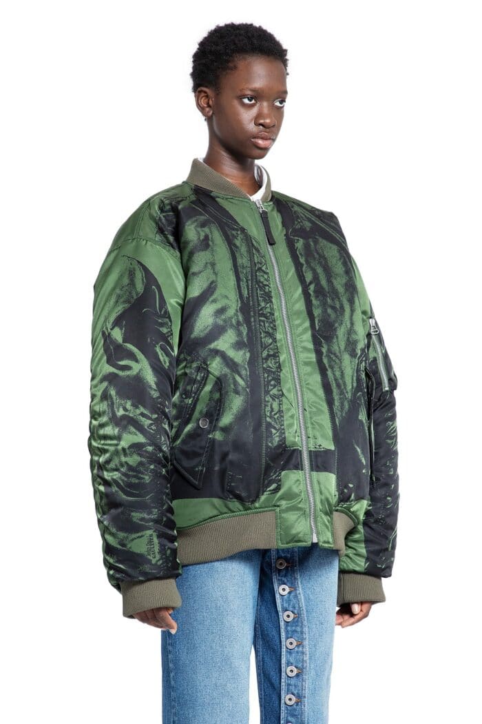 JEAN PAUL GAULTIER ''trompe L'oeil Bomber'' Printed Bomber