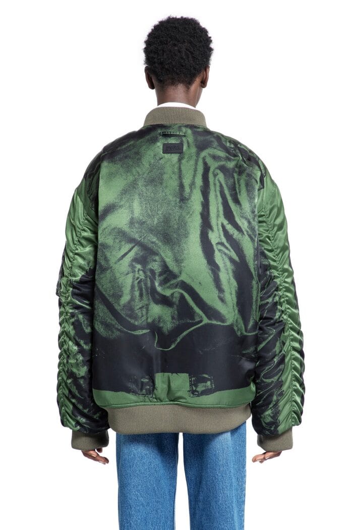 JEAN PAUL GAULTIER ''trompe L'oeil Bomber'' Printed Bomber