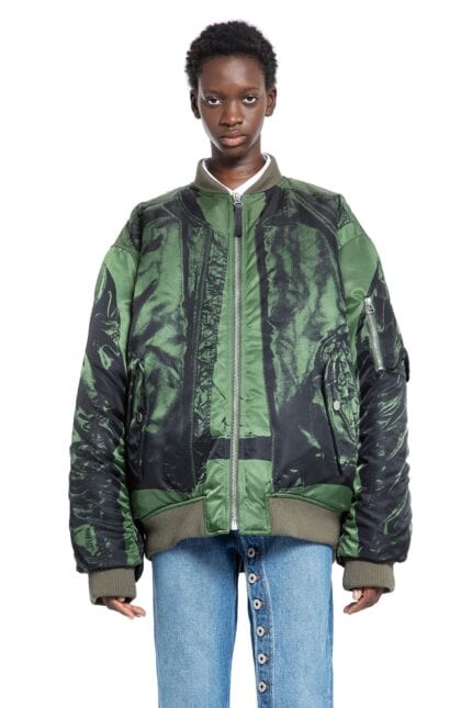 JEAN PAUL GAULTIER ''trompe L'oeil Bomber'' Printed Bomber