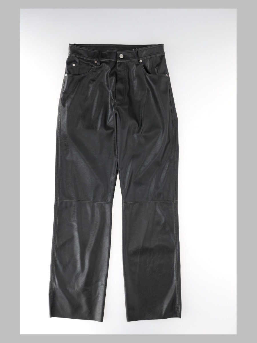 MM6 MAISON MARGIELA Jeans 5 Tasche Effetto Pelle